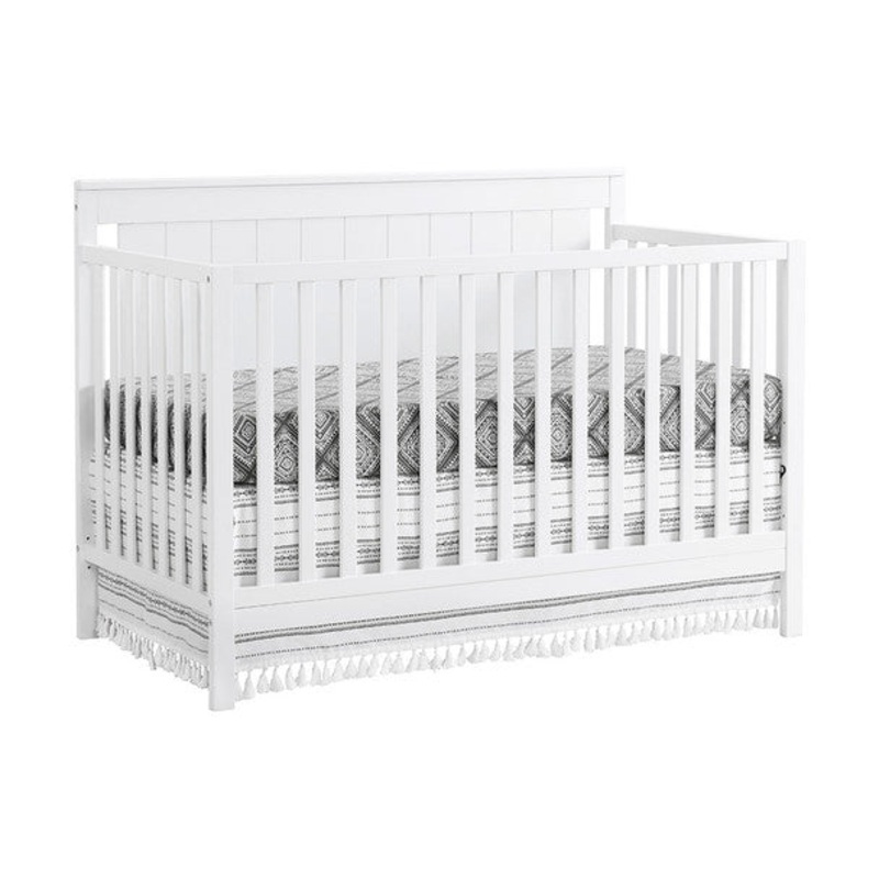 Oxford Lazio 4 In 1 Convertible Crib Snow White