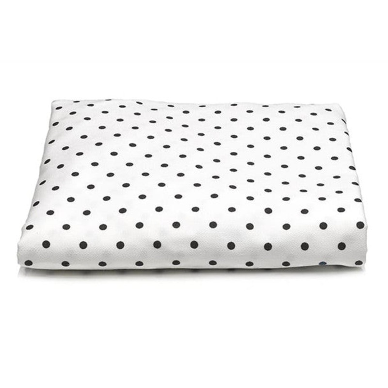 Liz and Roo Gunmetal Mini Dots Crib Sheet – (coordinates with black and gray)