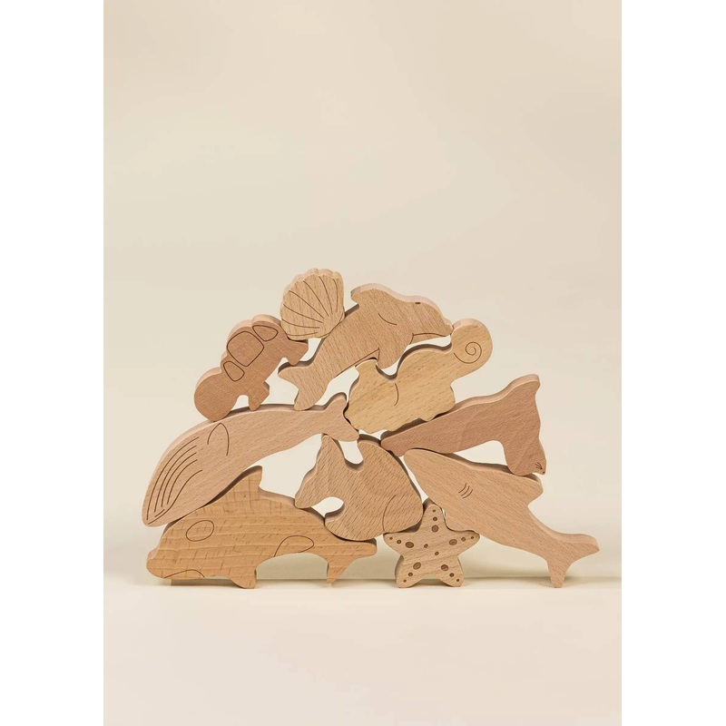 Wooden Balance Puzzle | Under the Sea