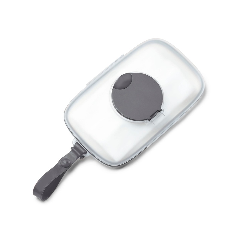 Grab & Go Snug Seal Wipes Case Grey