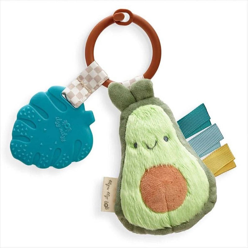 Itzy Ritzy Pal Plush with Teether Strawberry
