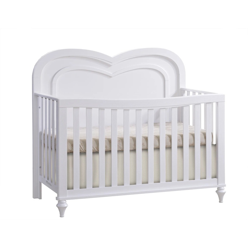 Natart Greta Convertible Crib (w/out rails) White