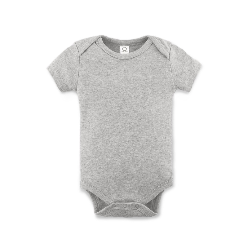 Short Sleeve H/Grey: 0-3M