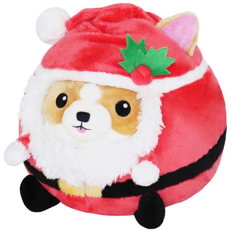 Undercover Corgi in Santa (7″)
