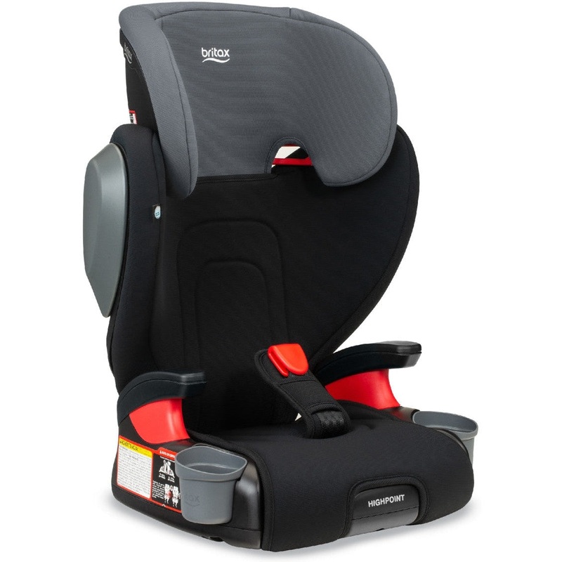 Britax Highpoint Backless Belt-Positioning Booster Seat with Safewash Green Ombre
