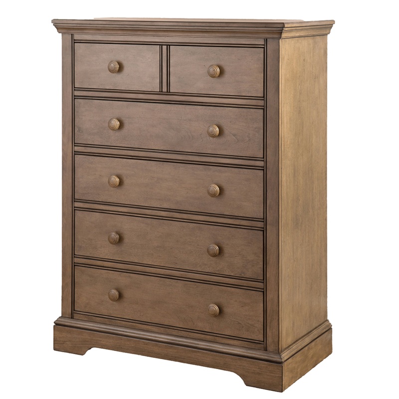 Hanley 5-Drawer Chest Cashew