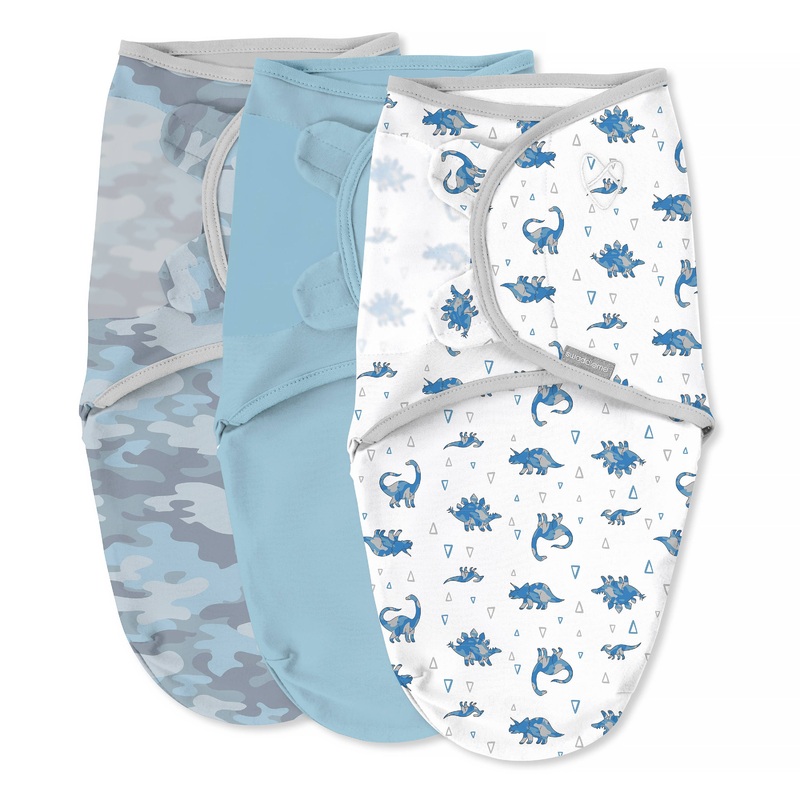 SWADDLEME BY INGENUITY ORIGINAL SWADDLE3PK0-3M-DINO MITE