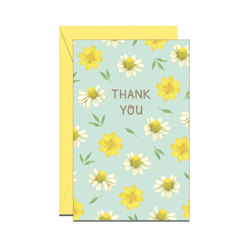 Thank You Flowers Mini Enclosure Card