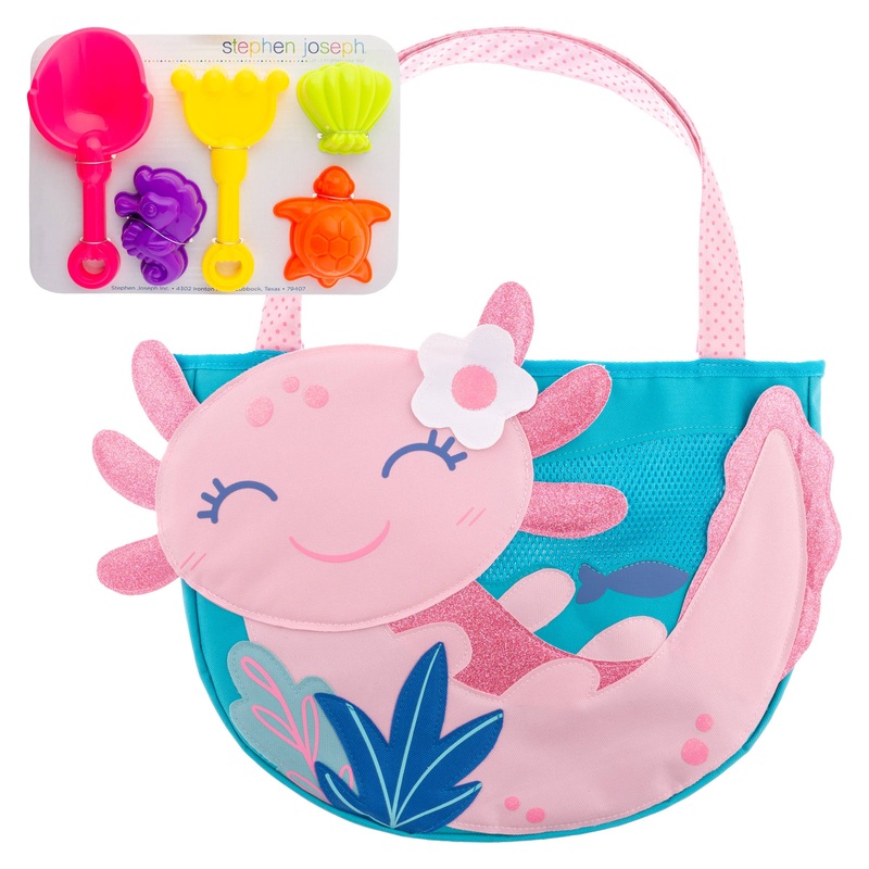 Beach Tote with Sand Toys Play Set Pirate Dog