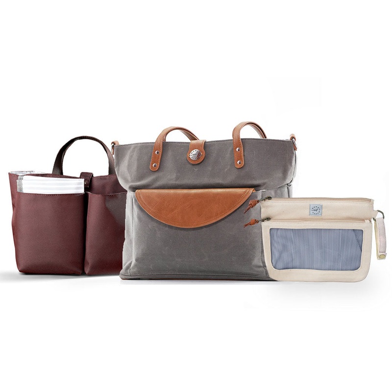 CarryAll Tote TRIO Grey Ivory