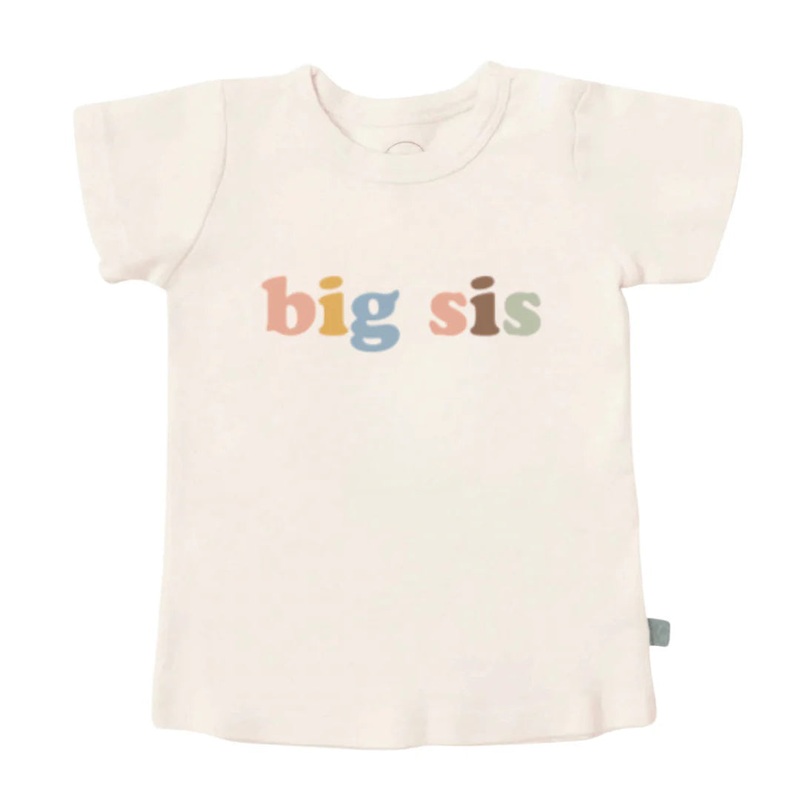 Finn + Emma Toddler Graphic Tee – Big Sis 12-24M