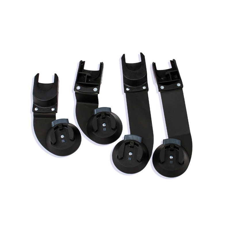 Indie Twin Car Seat Adapter for Clek, Maxi Cosi/Cybex/Nuna (Set of 2)