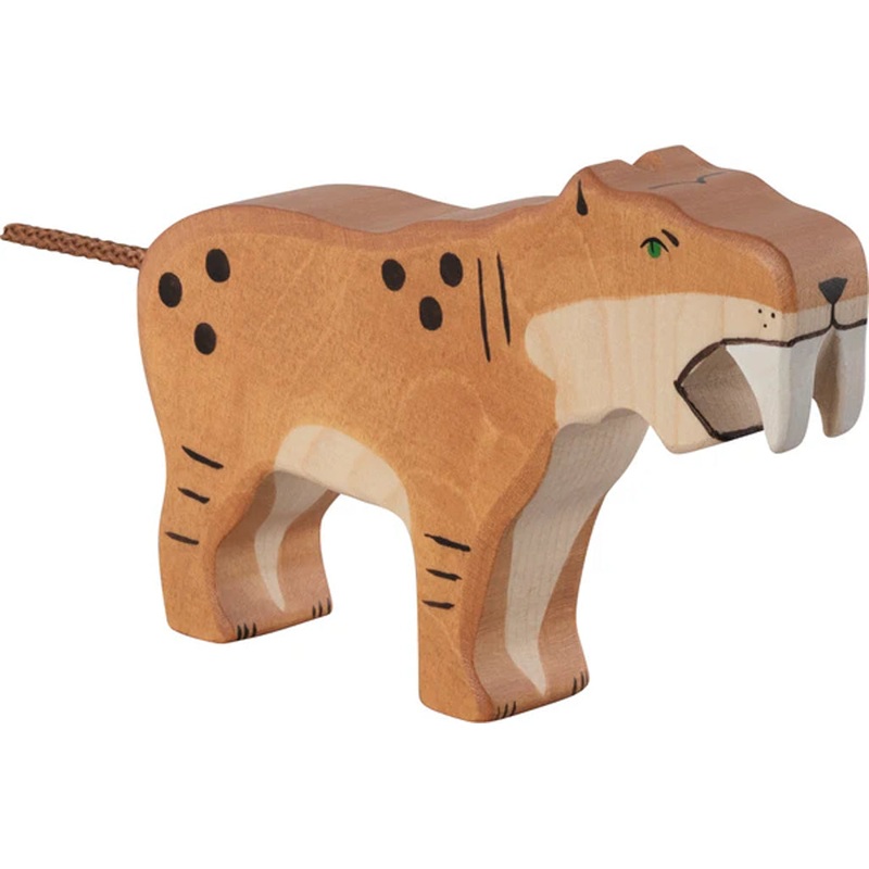 Wooden Saber Toothed Tiger Saber Toothed Tiger