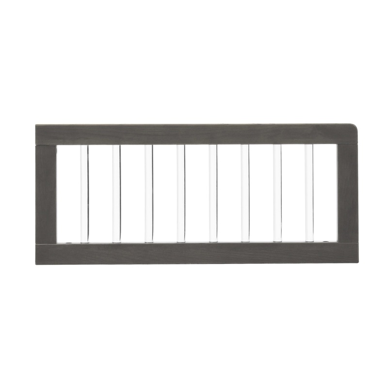 Bellini Vienna Toddler Guardrail Darkwash Ash with Acrylic