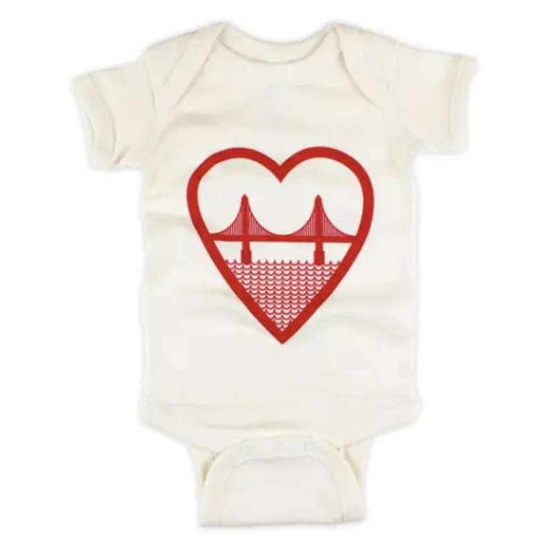 I Heart SF Baby Onesie 3-6 Months