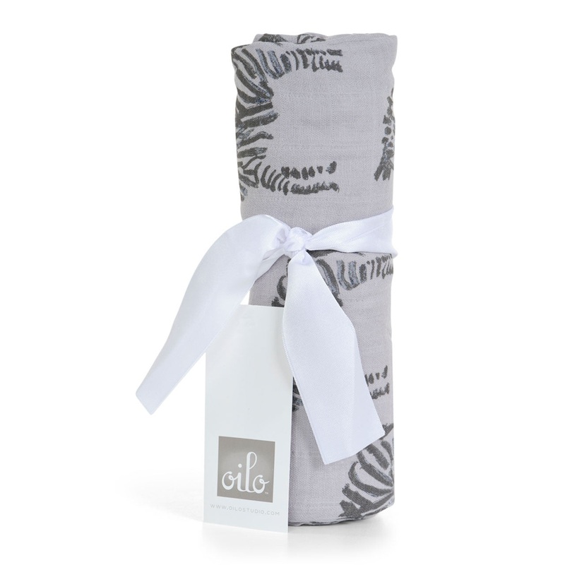 Oilo Zebra Swaddle Blanket