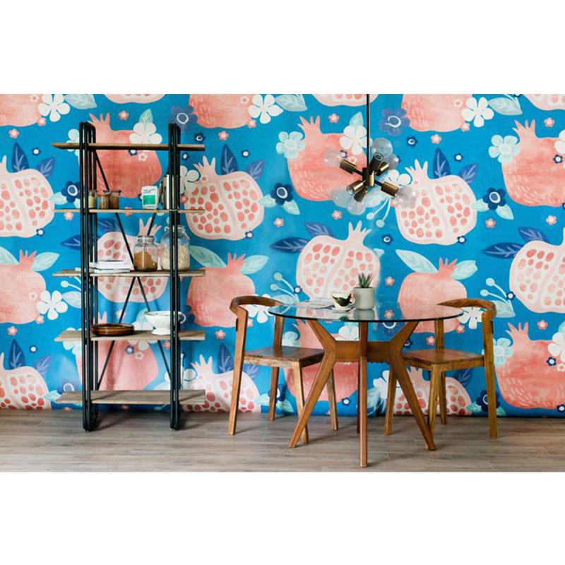 Pomegranate Mural Traditional Wallpaper
