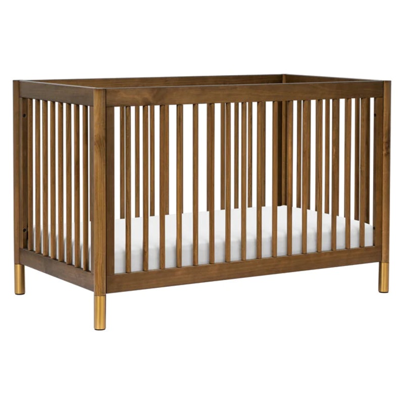 Babyletto Gelato 4-in-1 Convertible Crib with Toddler Bed Conversion Kit White/Washed Natural