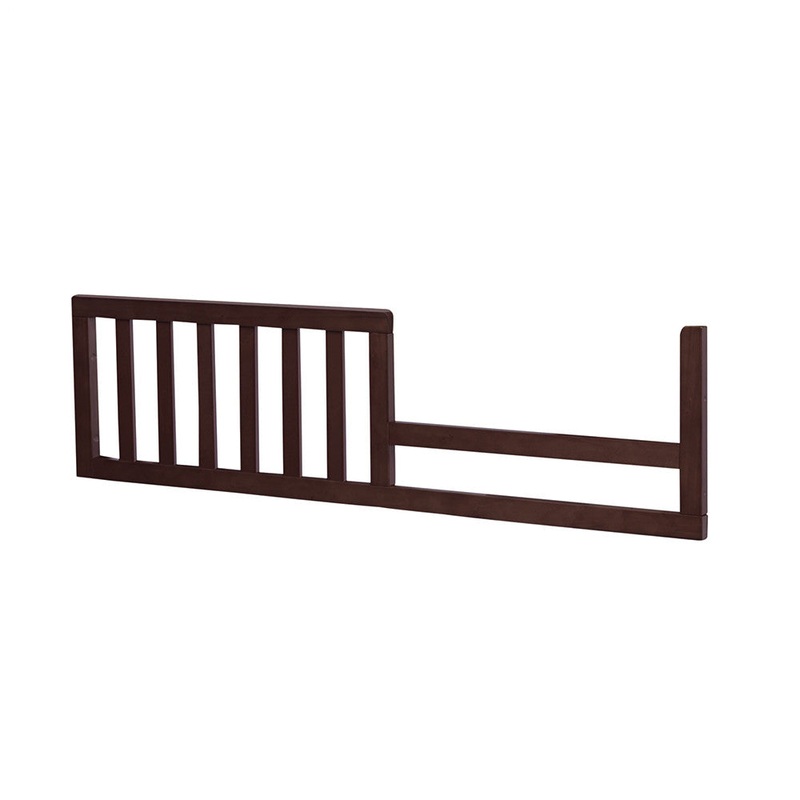Sorelle Princeton Elite Crib & Changer Toddler Rail in Espresso