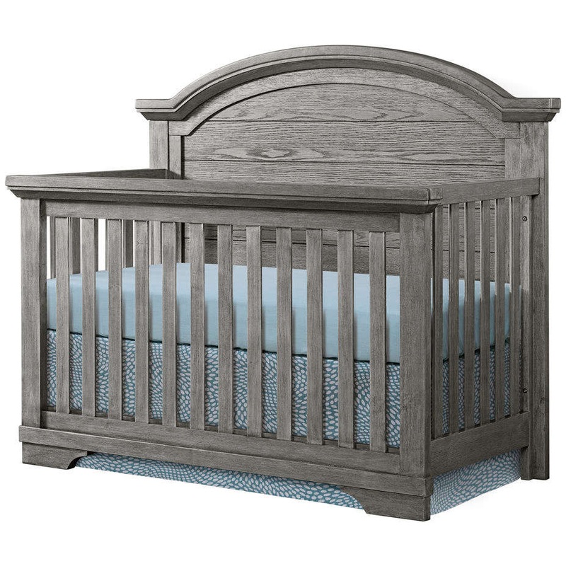 Westwood Baby Foundry Arch Top Convertible Crib Brushed Pewter