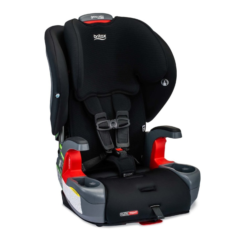 Britax Grow With You ClickTight Harness-2-Booster Car Seat Black Contour