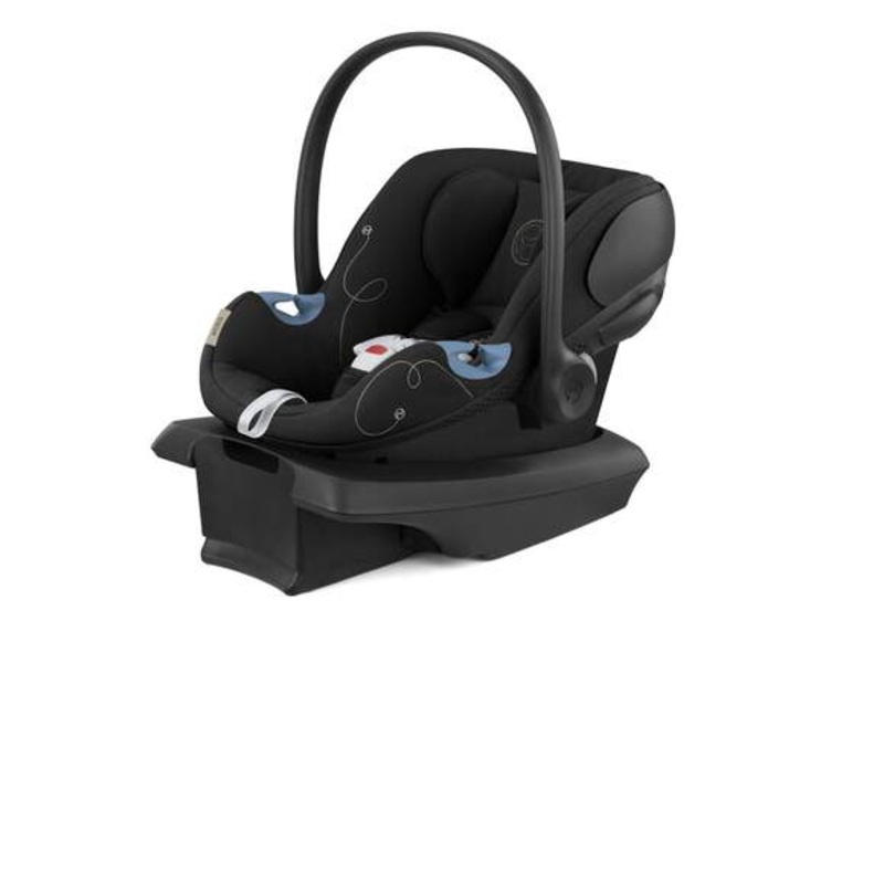 CYBEX Aton G R Infant Car Seat Moon Black