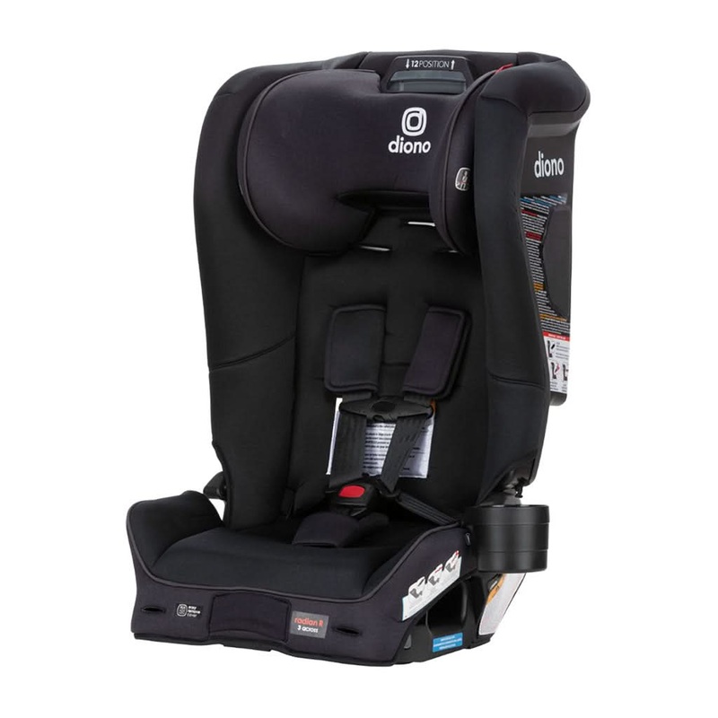 Diono Radian 3 R Safe+ Convertible Car Seat Black Jet