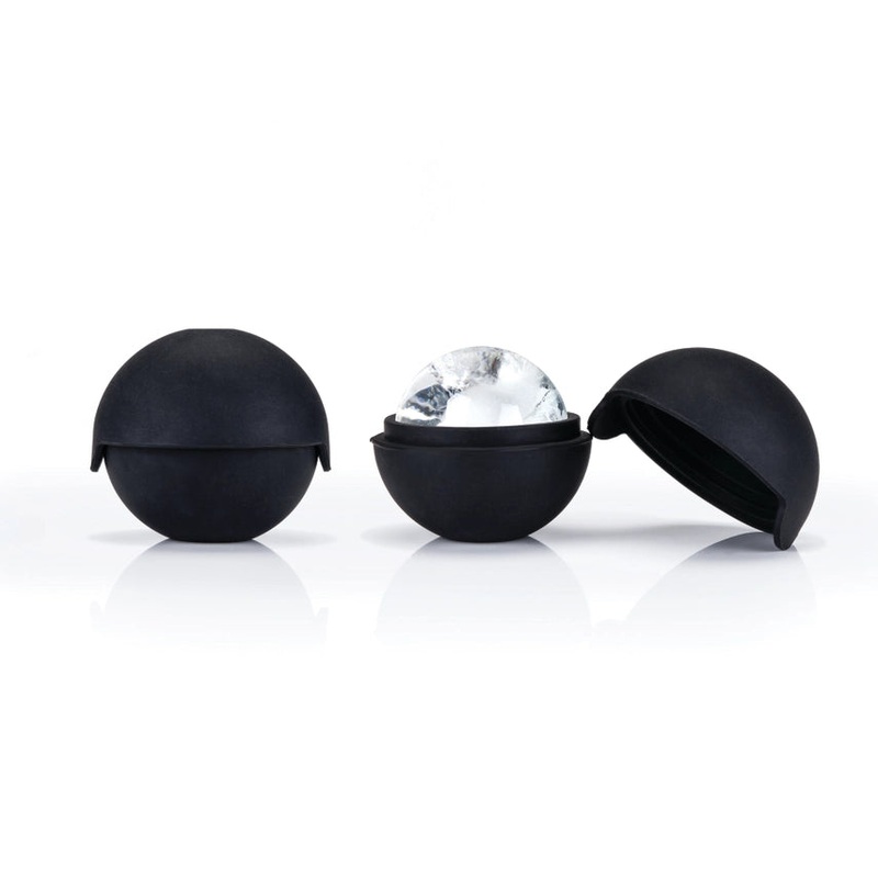 Glacier Rocks Silicone Ice Ball Molds – Set of 4