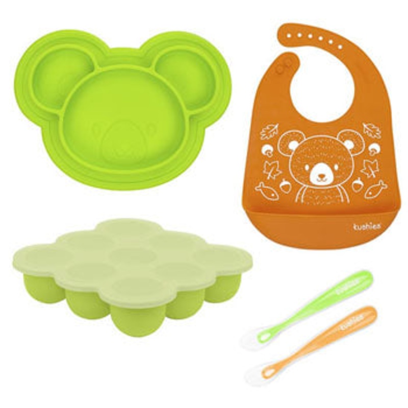 Kushies SiliSet All-In-One Silicone Gift Set – Neutral