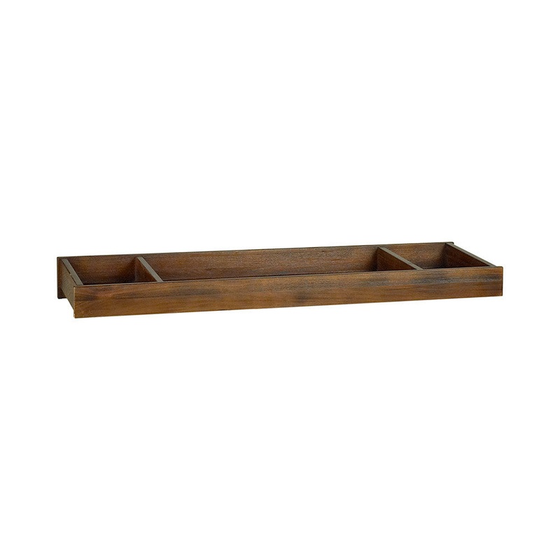 Oxford Piermont Collection Changing Topper in Rustic Farmhouse Brown