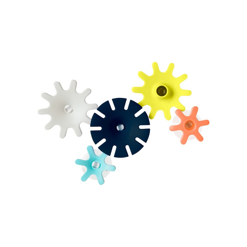 Cogs Bath Toy | Navy & Yellow
