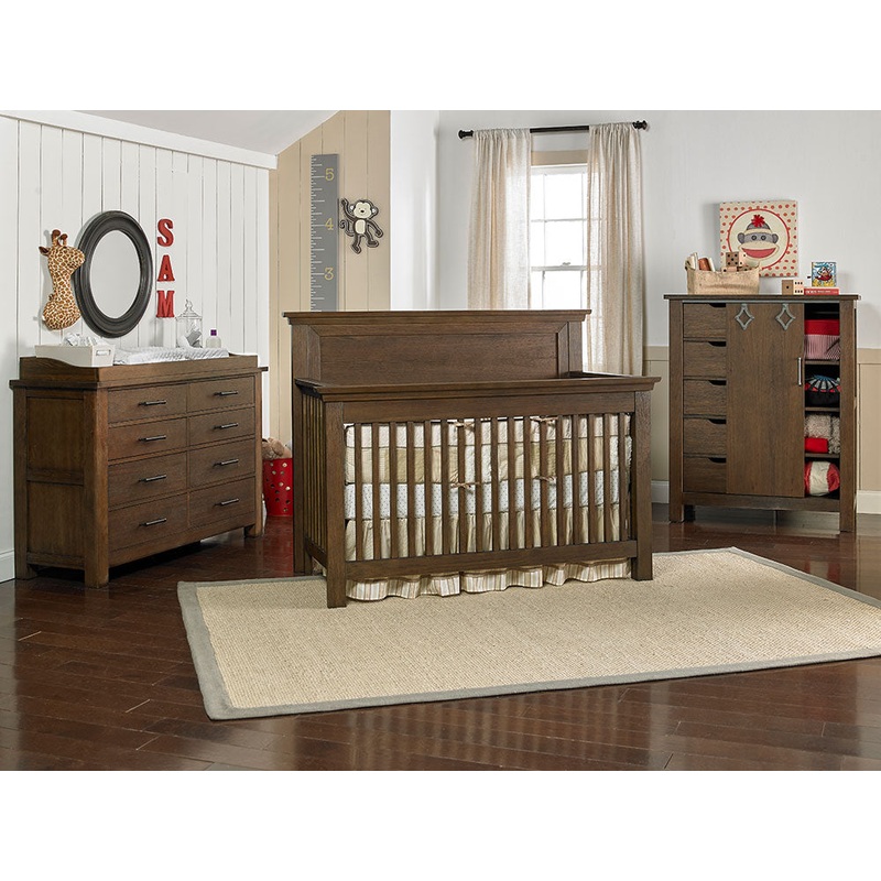 Dolce Babi Crib and Dresser Bundle 5 piece Set – In Stock Seashell White