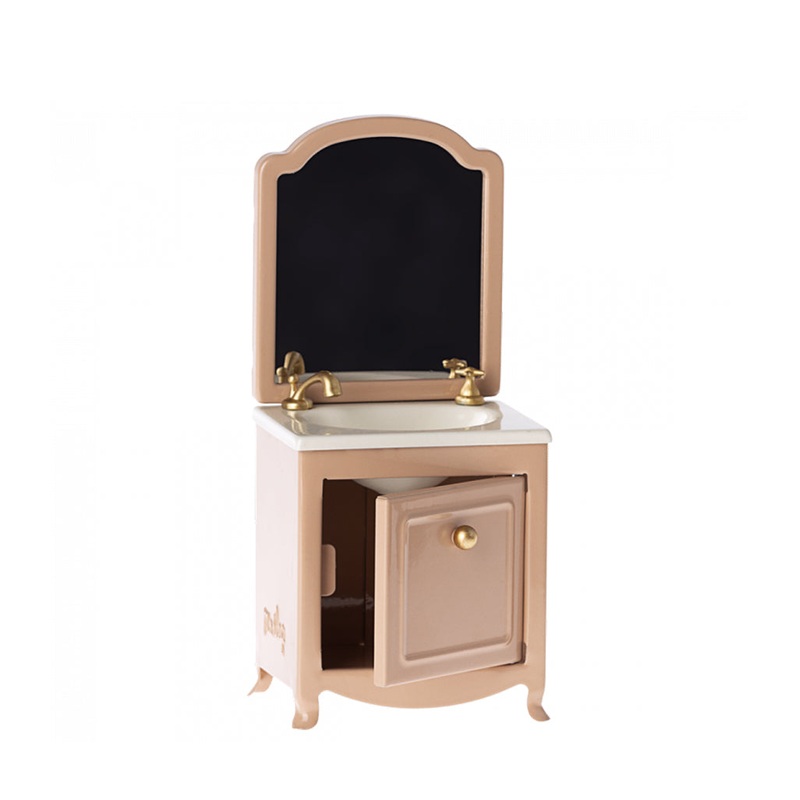 Mouse Sink with Mirror Dark Powder