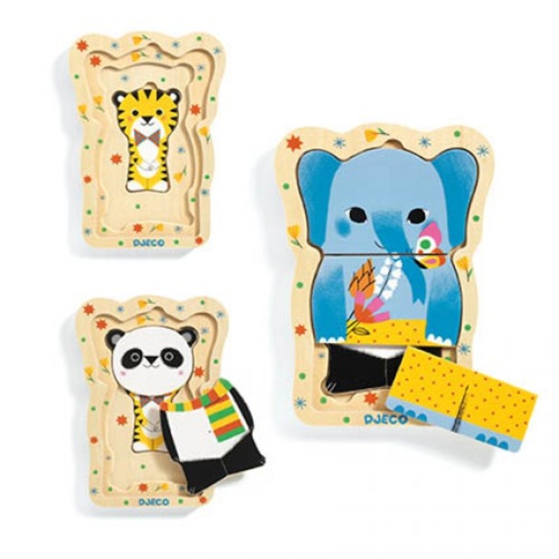 Three-Layer Puzzle Lucky & Co