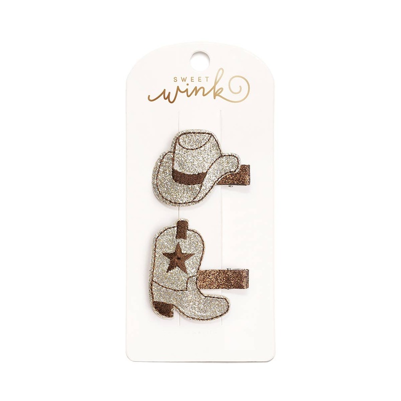 Cowgirl Cutie Clip Set – Western – Fall – Hair Clips