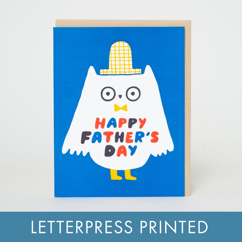 Father’s Day Owl Greeting Card