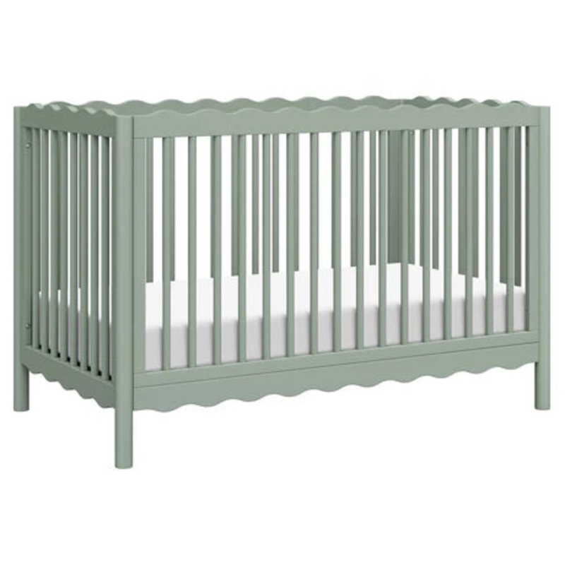 Babyletto Swell 4-in 1 Convertible Crib/W Toddler Rail Cove Blue