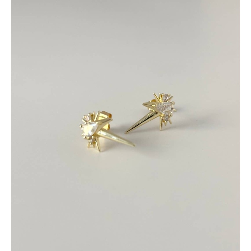 Armor Spiked Stud Earrings