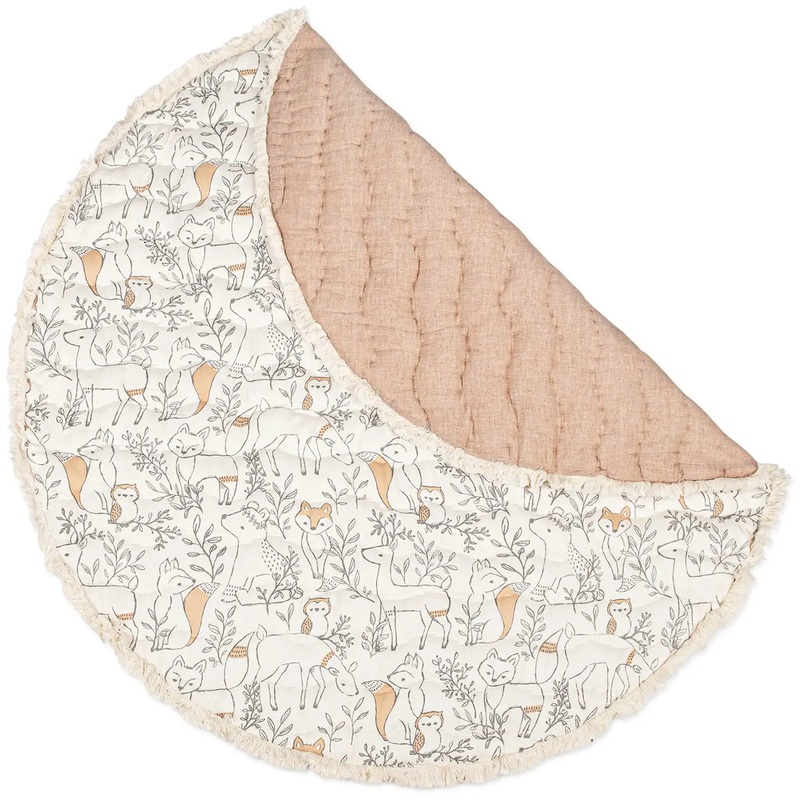 Ezra Woodland Quilted Playmat Kendi Safari