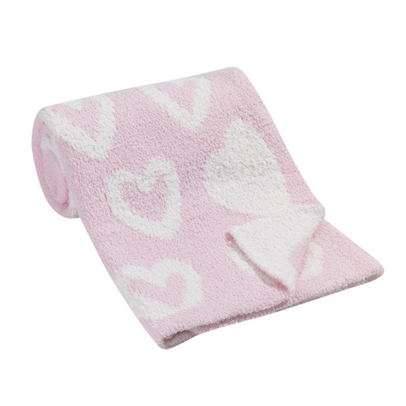 Lambs & Ivy Designer Blankets Chenille Blanket – Hearts
