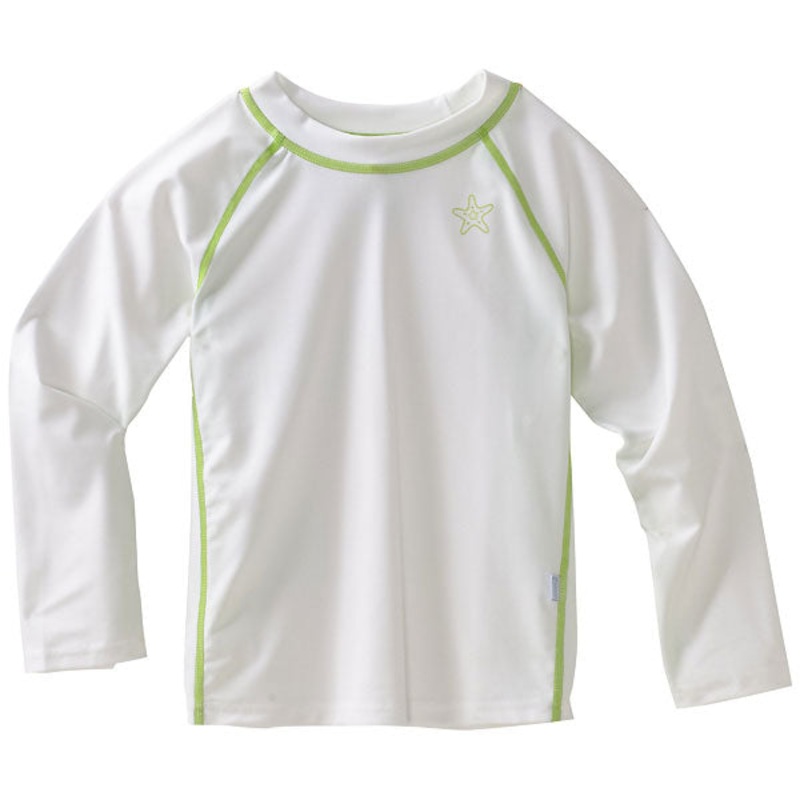 i play. Long Sleeve Rashguard – White 3T