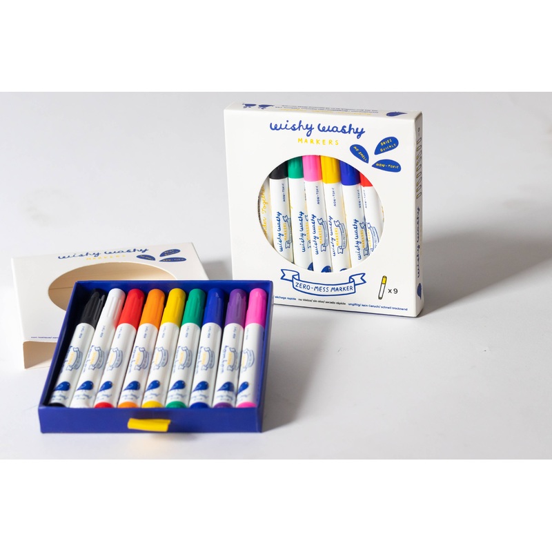 Wishy Washy Markers – Set of 9 Assorted Colors