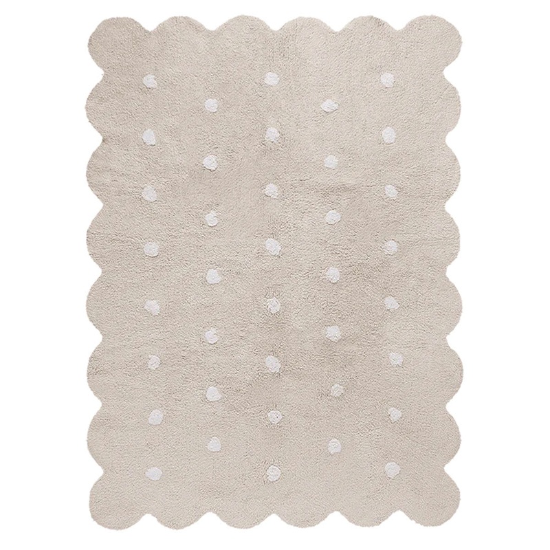 Biscuit Washable Rug Beige