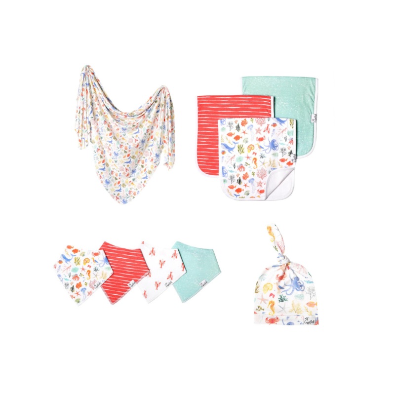 Copper Pearl – Nautical Collection Baby Bandana Bibs