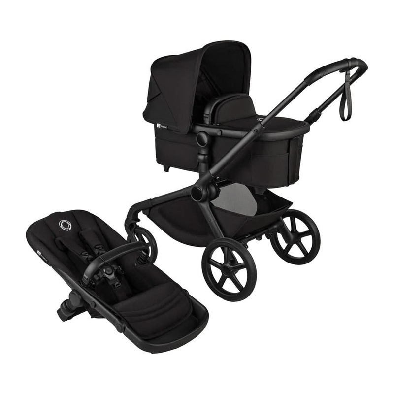 Bugaboo Kangaroo With Seat And Bassinet Complete Stroller Midnight Black