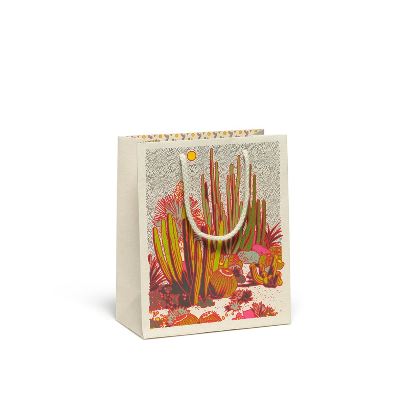 Cactus Scene gift bag
