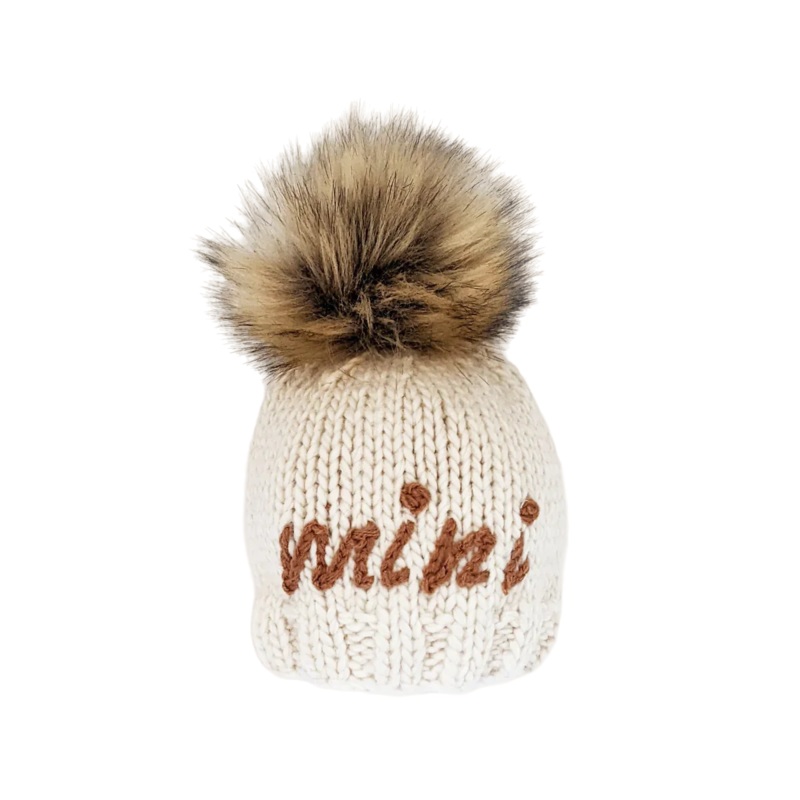 Huggalugs Pecan Mini Beanie 0-6M