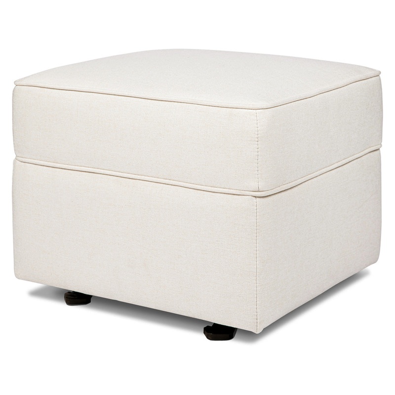 Willa & Alden Gliding Ottoman Performance Cream Eco-Weave