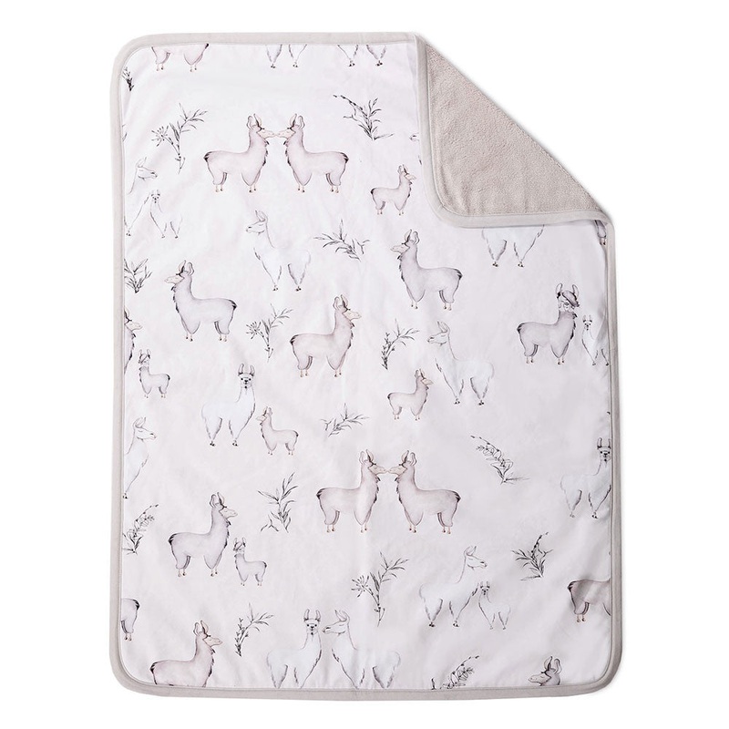 Oilo Llama Jersey Cuddle Blanket