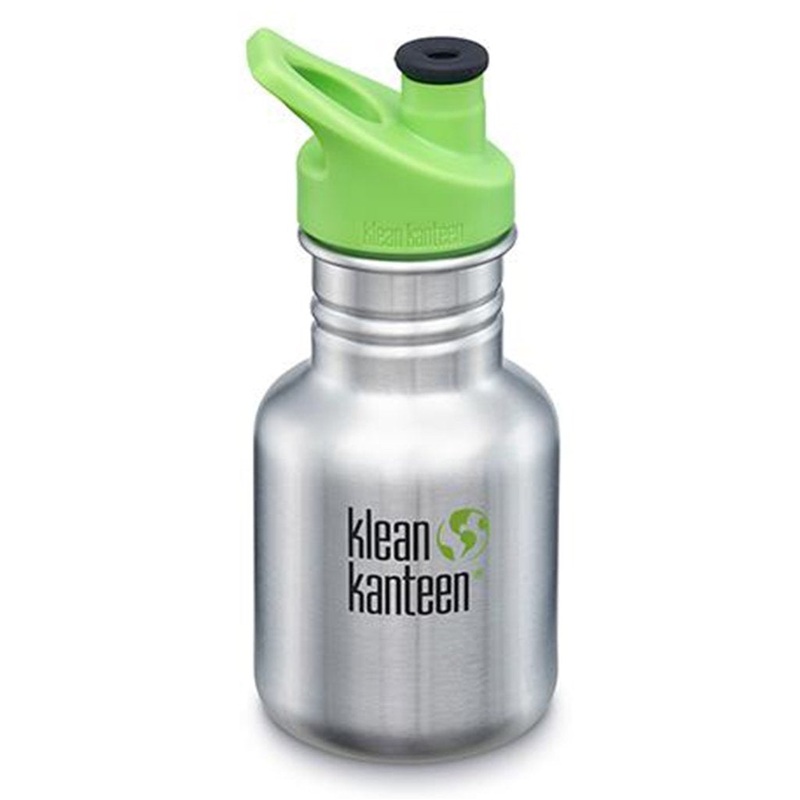 12oz Kid’s Sports Cap Water Bottle Brushed Stainless
